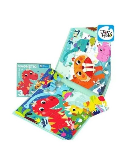 Puzzle magnético 3 en 1 - DINOS Jarmelo