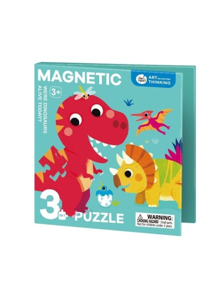 Puzzle magnético 3 en 1 - DINOS Jarmelo