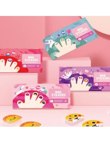 Set 540 Stickers waterproof para uñas SWEET LITTLE ONES Jarmelo