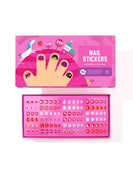 Set 540 Stickers waterproof para uñas SWEET LITTLE ONES Jarmelo
