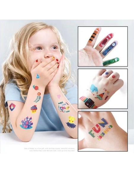 Set Stickers Uñas y Tattoos Jarmelo