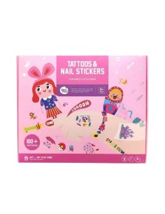 Set Stickers Uñas y Tattoos Jarmelo