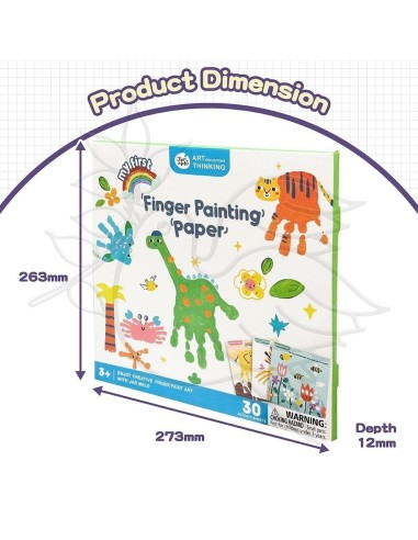 Cuaderno para pintura de dedos Jarmelo