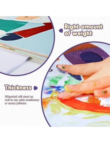 Cuaderno para pintura de dedos Jarmelo