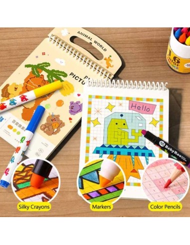 Cuaderno Pixel Art ANIMAL WORLD Jarmelo