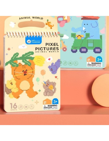 Cuaderno Pixel Art ANIMAL WORLD Jarmelo