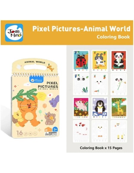 Cuaderno Pixel Art ANIMAL WORLD Jarmelo
