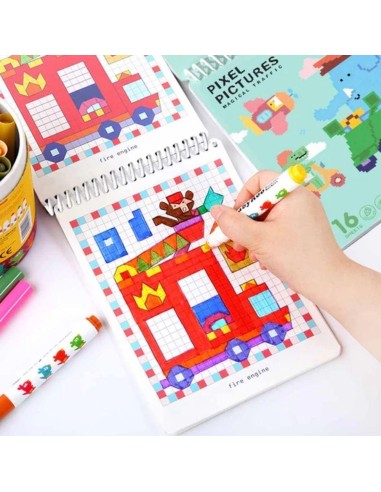 Cuaderno Pixel Art MAGICAL TRAFFIC  Jarmelo