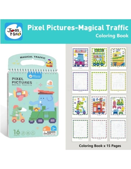 Cuaderno Pixel Art MAGICAL TRAFFIC  Jarmelo