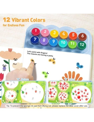 Libro creativo con pintura - A LIVELY FOREST Jarmelo