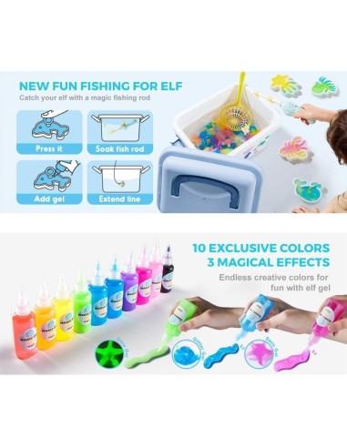 Set figuritas de gel 3D en agua Jarmelo