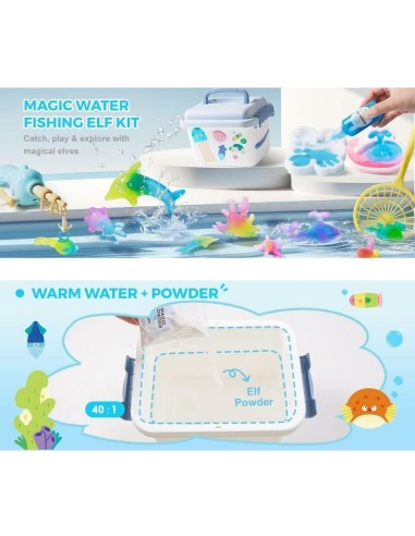 Set figuritas de gel 3D en agua Jarmelo