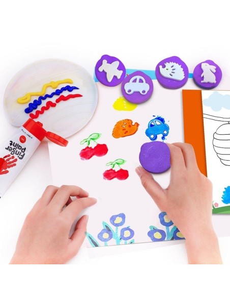 Set creativo pintura de dedos - MAGIC BOX Jarmelo