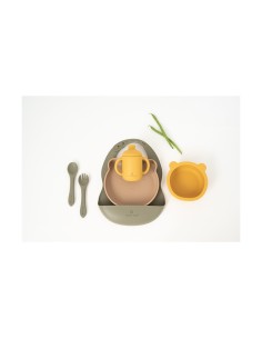 Vajilla 7 Piezas Silicona Green Olmitos 2