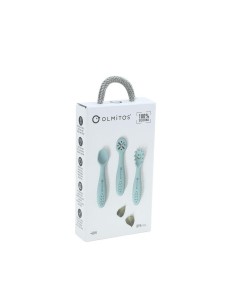 Set de Cubiertos de Aprendizaje Gris Olmitos 2