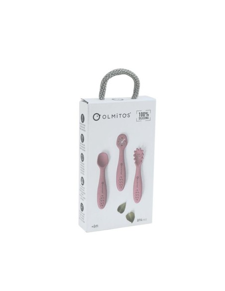 Set de Cubiertos de Aprendizaje Pink Olmitos