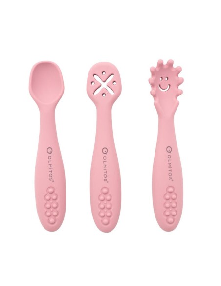 Set de Cubiertos de Aprendizaje Pink Olmitos