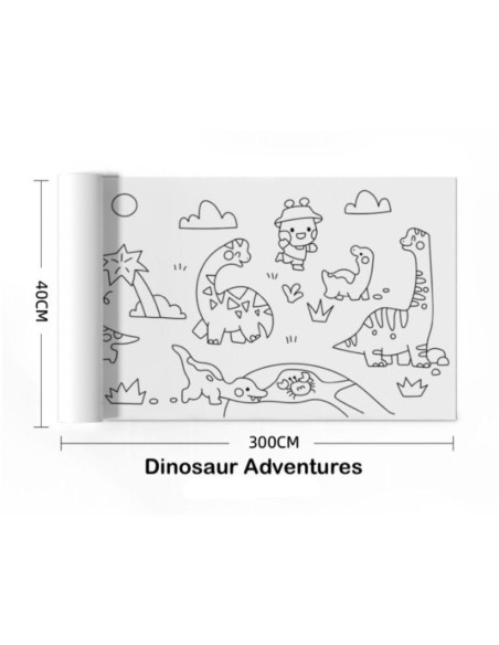 Papel adhesivo tematizado - Dinosaurio STORIES Jarmelo