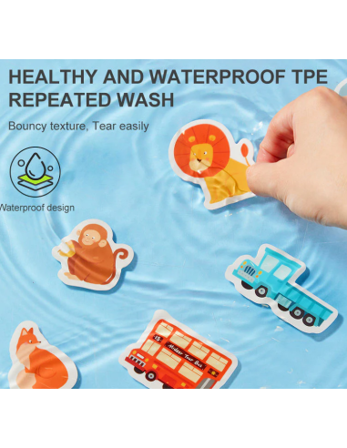 Juego de pegatinas reutilizables de gel Mideer para acuario