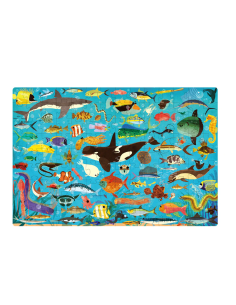 ¡Aprendamos! Rompecabezas de tamaño mediano – Mundo submarino (126 piezas) Mideer 2