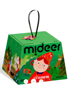 Puzzle artístico de forma irregular – Caperucita Roja (59 piezas) Mideer
