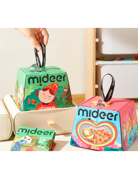 Puzzle artístico de forma irregular – Caperucita Roja (59 piezas) Mideer