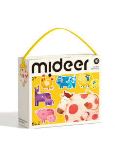 Mi primer rompecabezas 6 en 1 de Mideer: Animales de la granja