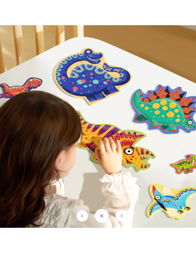 Mi primer rompecabezas 6 en 1 de Mideer: Dinosaurios