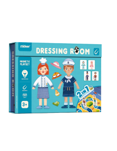 Rompecabezas magnético 2 en 1 Mideer – Ropa