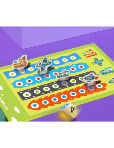 Rompecabezas magnético 2 en 1 Mideer – Vehículos