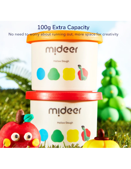 Plastilina Mideer Play-Doh – 6 colores