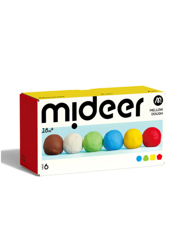 Plastilina Mideer Play-Doh – 6 colores