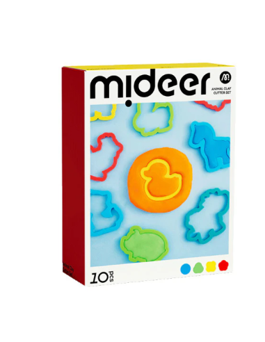 Moldes para plastilina Mideer – 10 piezas.