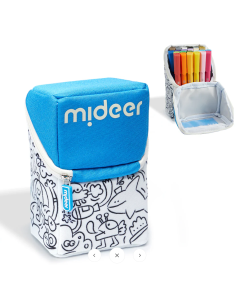 Marcadores acrílicos Mideer con punta de pincel en estuche para colorear: 24 colores