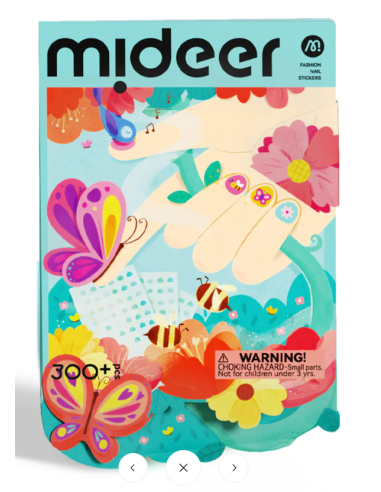 Pegatinas para uñas Mideer – Encuentro en el jardín