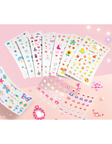 Set de tatuajes y pegatinas Mideer – Jardín de los Elfos