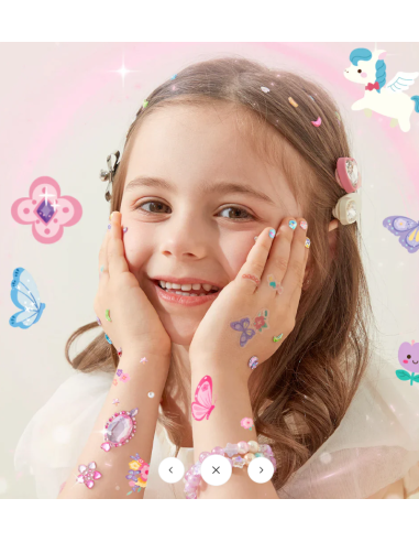 Set de tatuajes y pegatinas Mideer – Jardín de los Elfos