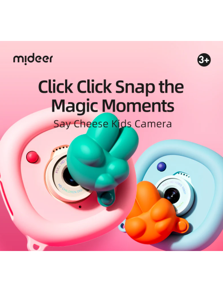 Cámara infantil Mideer Say Cheese! – rosa