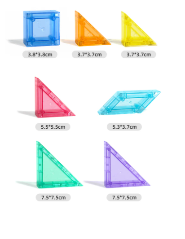 Tangram magnético 3D Mideer con reloj de arena