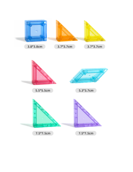 Tangram magnético 3D Mideer con reloj de arena