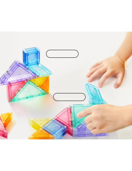 Tangram magnético 3D Mideer con reloj de arena