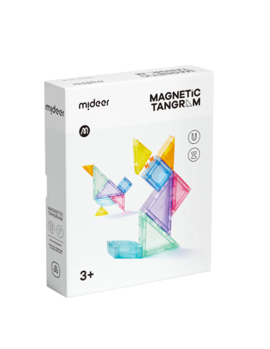 Tangram magnético 3D Mideer con reloj de arena