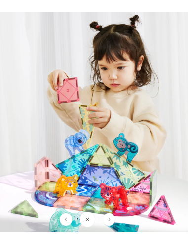 Bloques magnéticos Mideer – Animales (40 piezas)