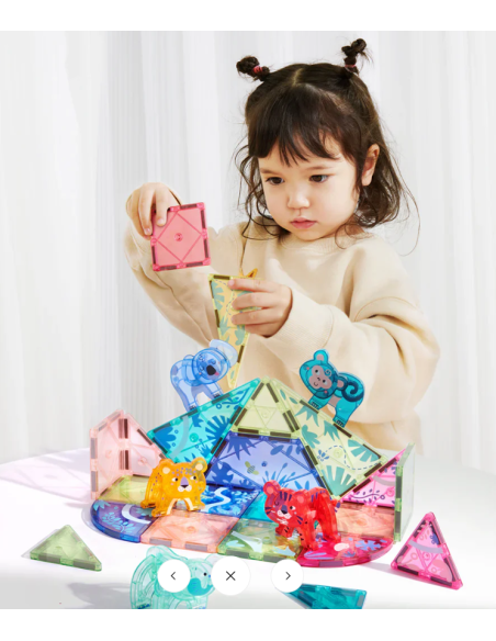 Bloques magnéticos Mideer – Animales (40 piezas)