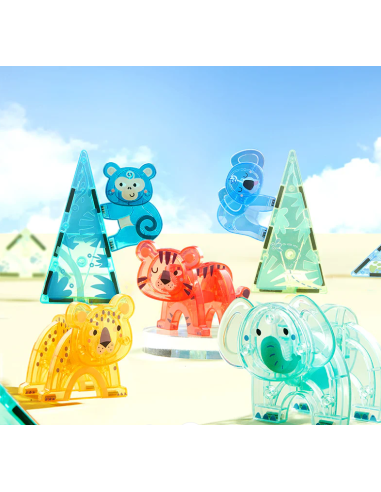 Bloques magnéticos Mideer – Animales (40 piezas)