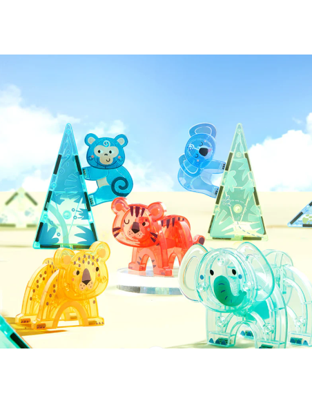 Bloques magnéticos Mideer – Animales (40 piezas)