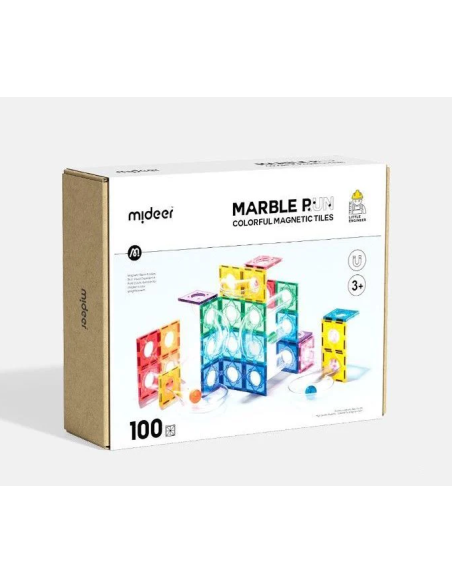 Bloques magnéticos Mideer con bolas – Pista de bolas (100 uds.)