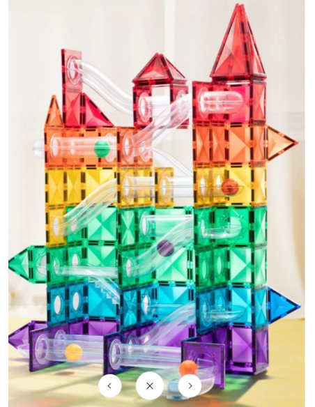 Bloques magnéticos Mideer con bolas – Pista de bolas (100 uds.)