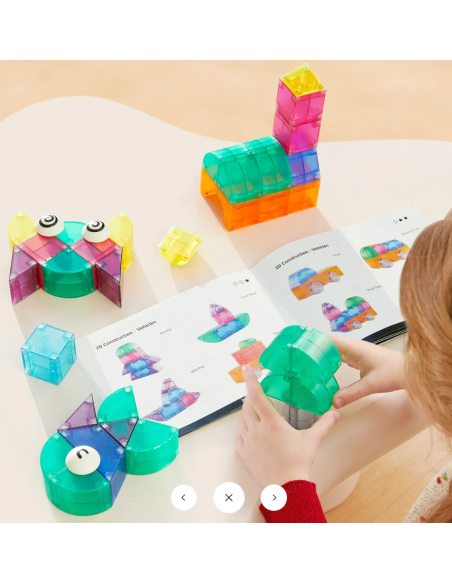 Bloques magnéticos 3D Mideer – 46 piezas.