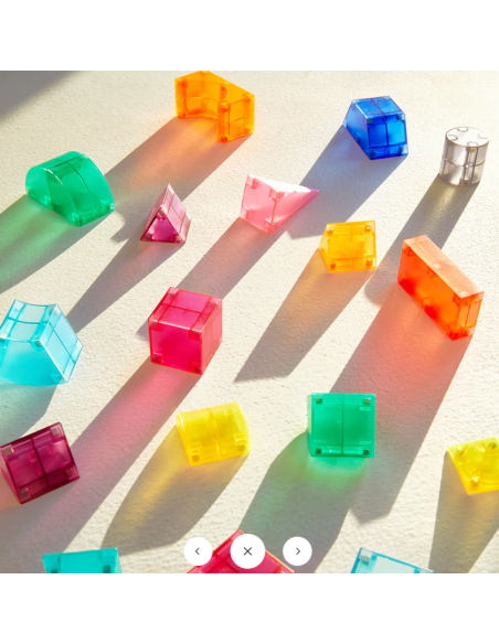 Bloques magnéticos 3D Mideer – 20 piezas.